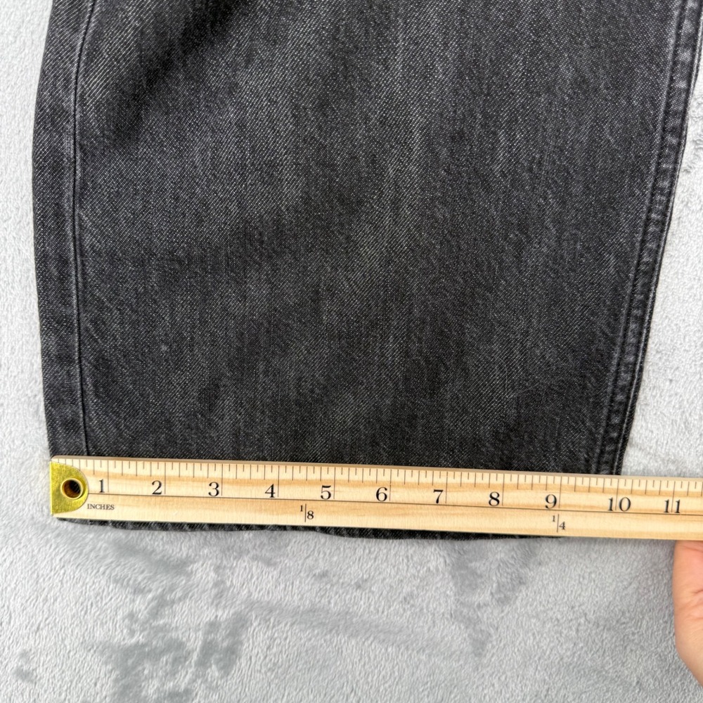 Rag & Bone Lori Mid-Rise Wide Leg Jeans Senoia Black Grey Women's Size 27 NEW - Picture 15 of 16